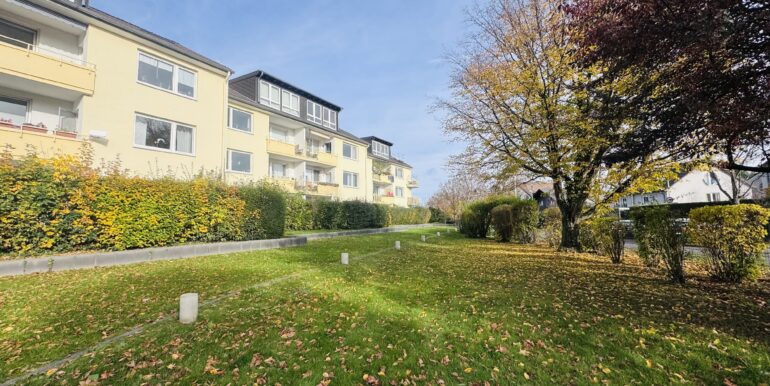 gepflegter Gemeinschaftsgarten