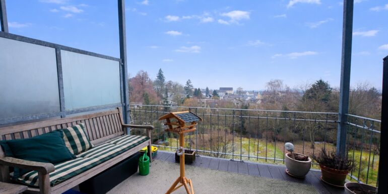 Balkon Arbeitszimmer